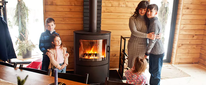 Morso Cast Iron Fireplace Insert Installation in Pontiac, Michigan