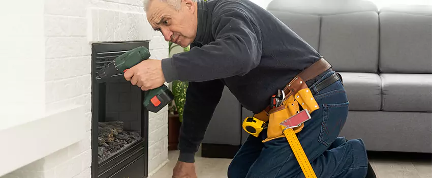 New Indoor Fireplace Installation in Pontiac, Michigan