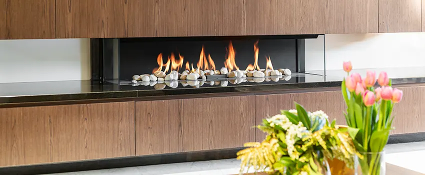 Double-height Fireplace Design Refurbishment in Pontiac, Michigan