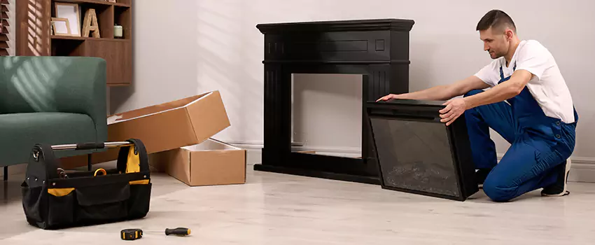 Old Rusted Metal Fireplace Repair And Replacement in Pontiac, MI